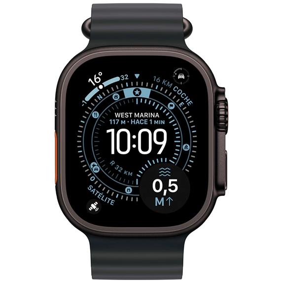Apple Watch Ultra 3 GPS+ Celular 49mm Black Titanium Case (MF0J4QL/A)