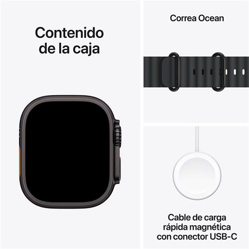 Apple Watch Ultra 3 GPS+ Celular 49mm Black Titanium Case (MF0J4QL/A)