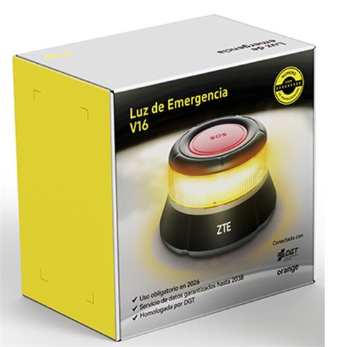 Zte Baliza de Emergencia V16 Conectada Homologada para 2026