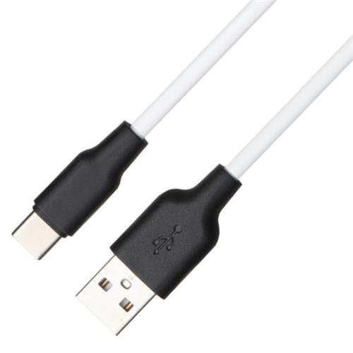 Cable USB a USB-C 1 metro Hoco X21 Ultra Resistente Blanco