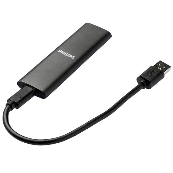 Disco SSD Externo Philips 2TB  Ultra Speed Space Grey