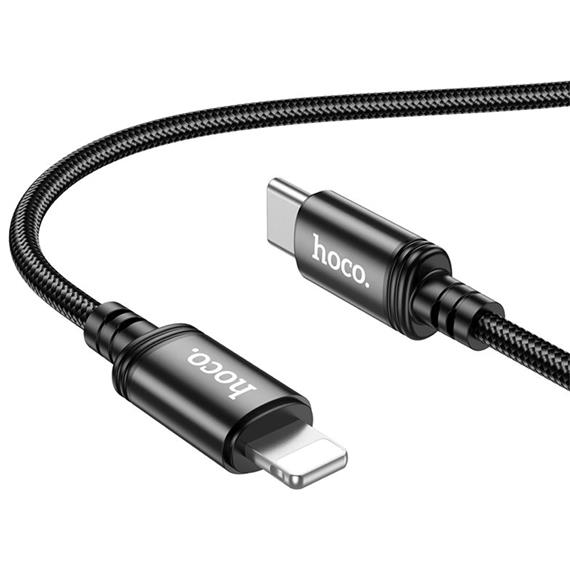 Cable USB-C a Lightning 2 metros 27W Hoco X89 Reforzado Negro