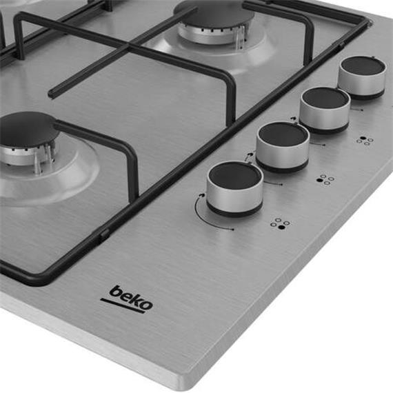 Beko HIGG64103SX Placa Independiente 4F Inox Butano
