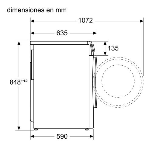 BALAY 3TW9105BD LAVASECADORA 10,5+6KG 1400RPM