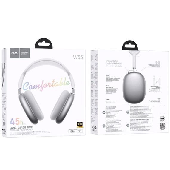 Hoco W65 Happy BT Headphones Silver