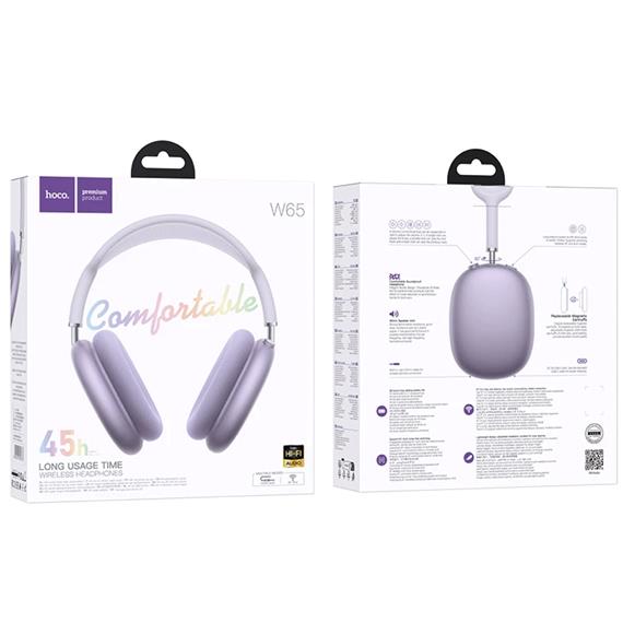 Hoco W65 Happy BT Headphones Purple