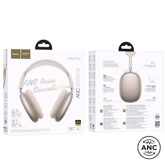 Hoco W65 Plus Happy ANC BT Headphones Star Color