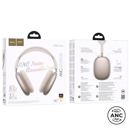 Hoco W65 Plus Happy ANC BT Headphones Star Color