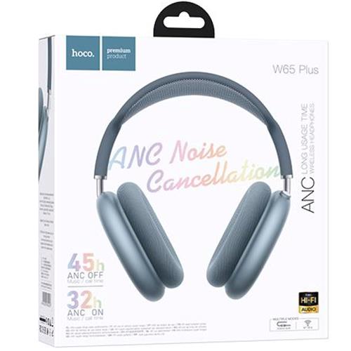 Hoco W65 Plus Happy ANC BT Headphones Blue