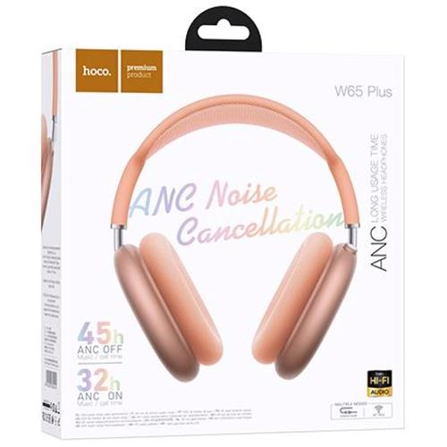 Hoco W65 Plus Happy ANC BT Headphones Orange