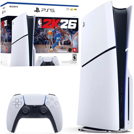 Sony PlayStation 5 Slim con Lector + Juego NBA 2K26