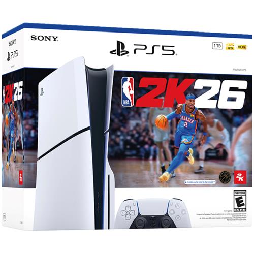Sony PlayStation 5 Slim con Lector + Juego NBA 2K26