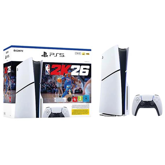Sony PlayStation 5 Slim con Lector + Juego NBA 2K26