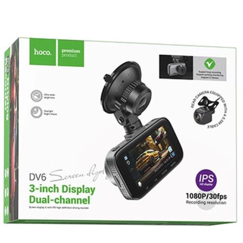 Hoco DV6 Cámara de Coche DashCam Full HD con cámara trasera