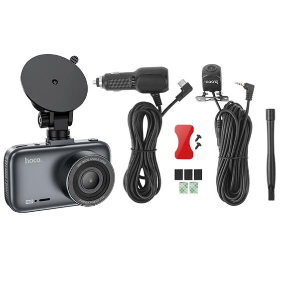 Hoco DV6 Cámara de Coche DashCam Full HD con cámara trasera