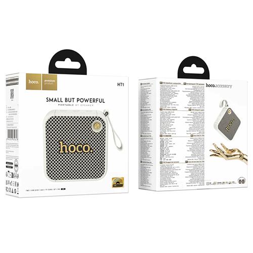 Hoco HT1 Altavoz Bluetooth Retro 8W con Entrada USB Blanco