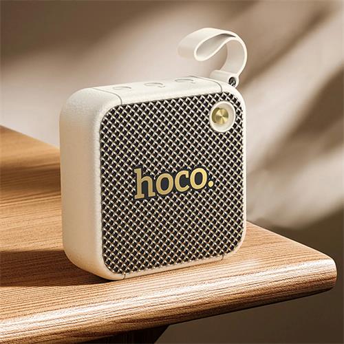 Hoco HT1 Altavoz Bluetooth Retro 8W con Entrada USB Blanco