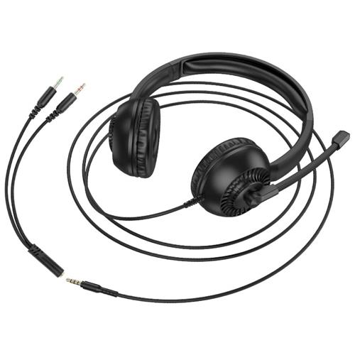 Hoco W112 Auricular para Teletrabajo y Videollamadas Negro