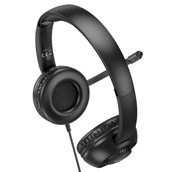 Hoco W112 Auricular para Teletrabajo y Videollamadas Negro