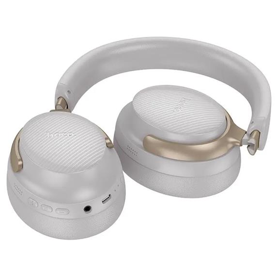 Hoco W53 Plus Auricular Inalámbrico y Micro SD con Cancelación de Ruido Gris