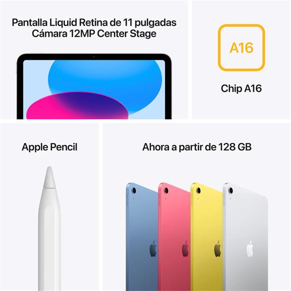 Apple iPad 11" A16 Wi-Fi 256GB Silver (MD4G4TY/A)