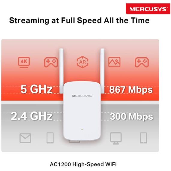 Mercusys Extensor de Red AC1200 Wi-Fi (ME30-V1)