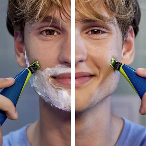 Philips QP225 Recambio para OneBlade Pack de 2 Hojillas Antifricción