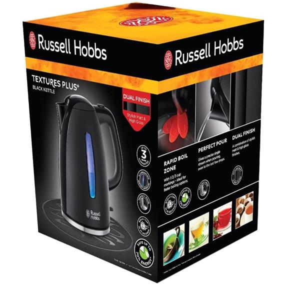 Russell Hobbs 22591-70 Hervidor Eléctrico Textures Plus 1.7L