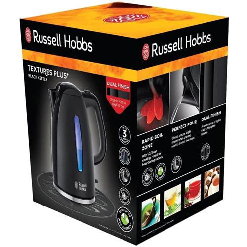 Russell Hobbs 22591-70 Hervidor Eléctrico Textures Plus 1.7L