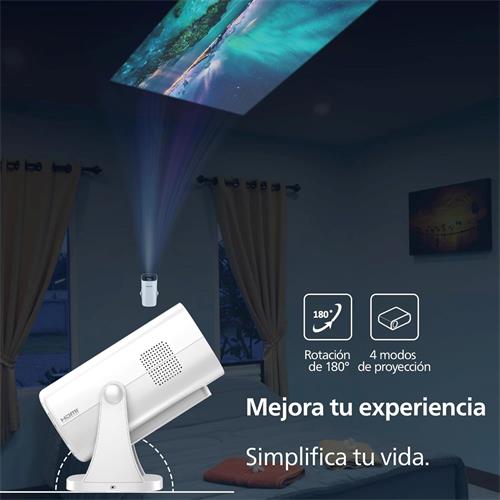 Philips Neopix 250 Proyector 1080p 250lm Hasta 80" Google TV Blanco