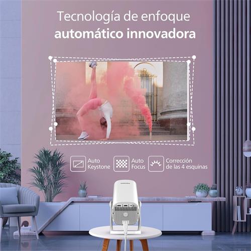Philips Neopix 250 Proyector 1080p 250lm Hasta 80" Google TV Blanco