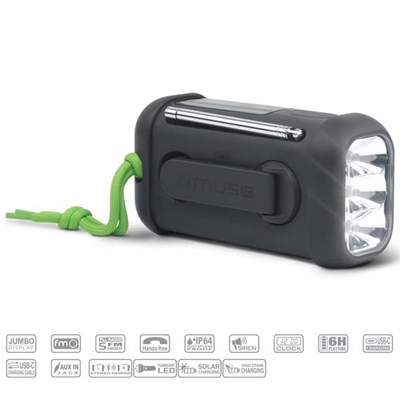 Muse MH-08MB Radio Bluetooth Dinamo Recargable