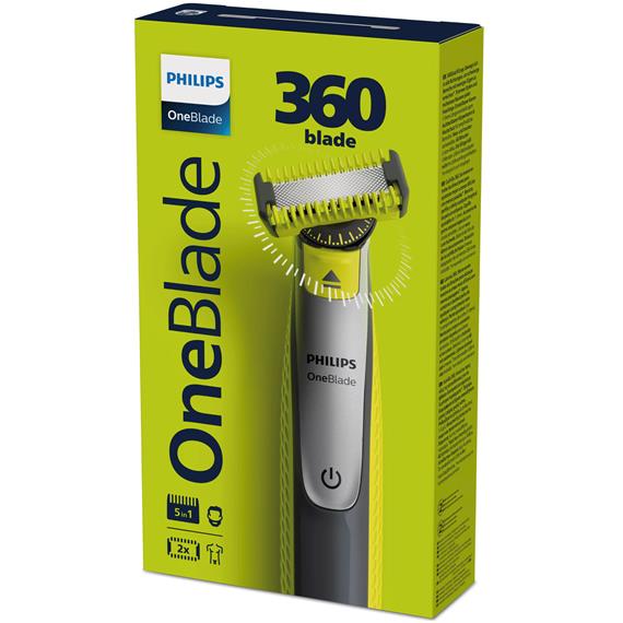 Philips QP2834/23 Recortadora OneBlade 360 Cara y Cuerpo