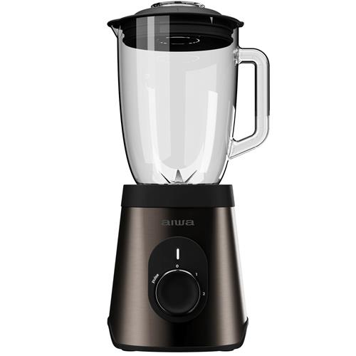 Aiwa ATB-1500 Batidora de Vaso 1.500W Jarra de Vidrio y Cuchillas Santoku
