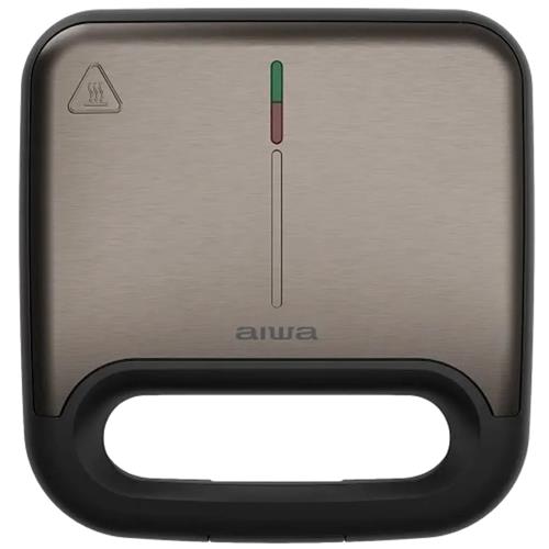Aiwa ASM-750 Sandwichera 750W Sandwich, Grill y Gofre Acero Antihuellas