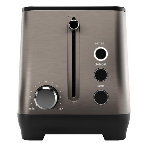 Aiwa ABT-1000 Tostadora 1.000W 2 Ranuras Acero Antihuellas