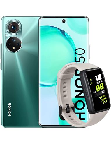 Honor 50 6.57" OLED 6GB 128GB 108Mpx 5G Verde +  Regalo Band 6