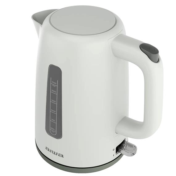 Aiwa AKT-2000 Hervidor 2.200W 1.7 Litros Base Sin Cable Blanco