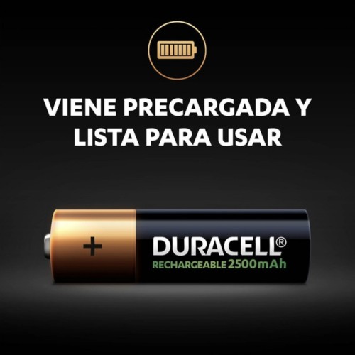 Duracell R-6 Pila Recargable 2500 MH (DUR-REC012)