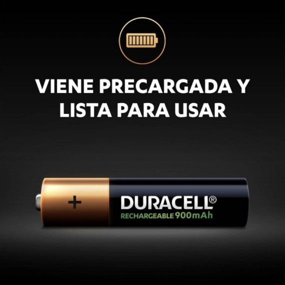 Duracell R-3 Pila Recargable 900 MH (DUR-REC013)