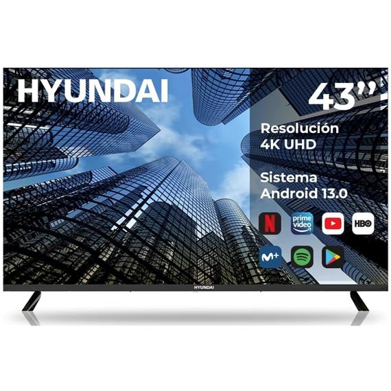 Televisor 43" Hyundai QLED HTV4300QUA UHD 4K Smart Tv Wifi