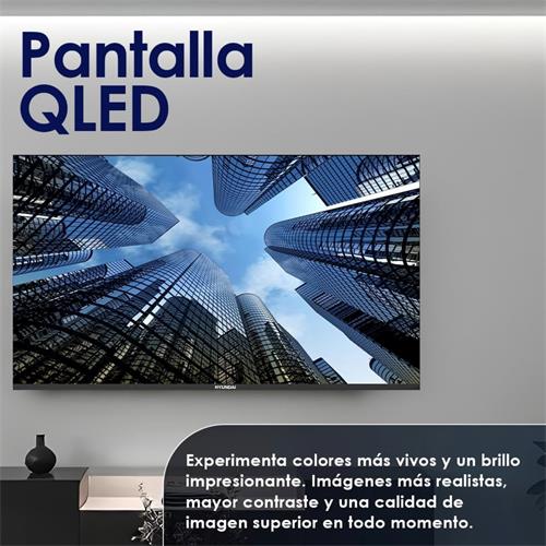 Televisor 43" Hyundai QLED HTV4300QUA UHD 4K Smart Tv Wifi