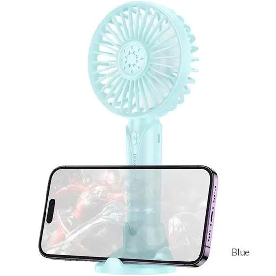 Borofone DBF01 Ventilador portátil Recargable Azul