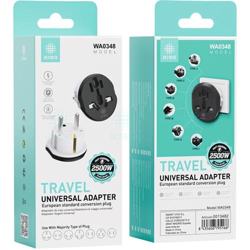 Adaptador Multipaís a Europa Ikrea WA0348