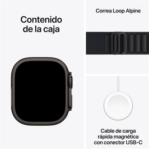Apple Watch Ultra 3 GPS+ Cellular 49mm Black Titanium Case Black Alpine Loop M (MF0V4QL/A)