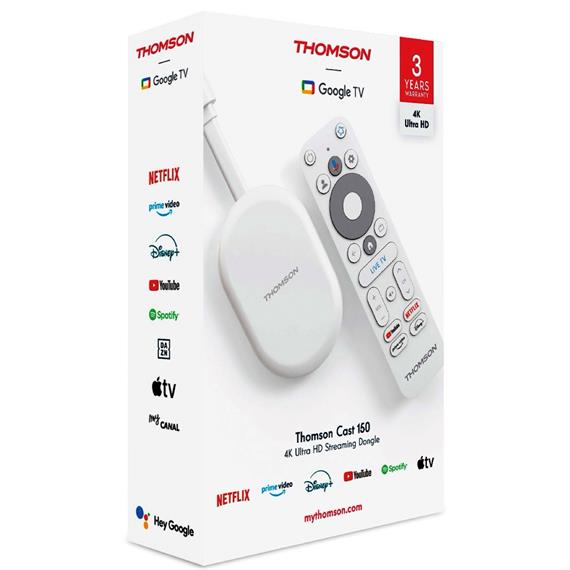 Thomson Google TV Go Cast 150 4K Google TV Chromecast