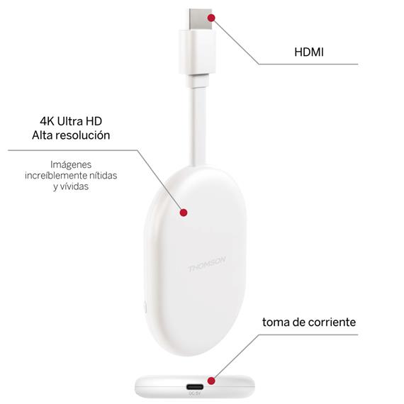 Thomson Google TV Go Cast 150 4K Google TV Chromecast