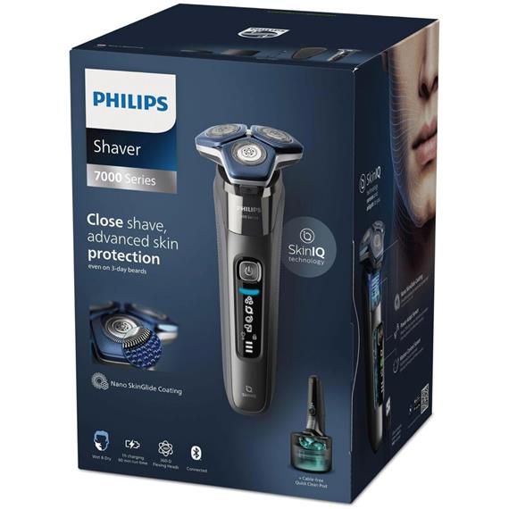 Philips Afeitadora S7887/58 Wet & Dry con Estación de Limpieza