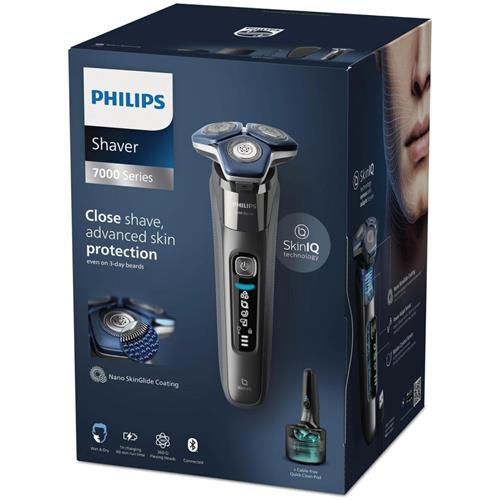 Philips Afeitadora S7887/58 Wet & Dry con Estación de Limpieza