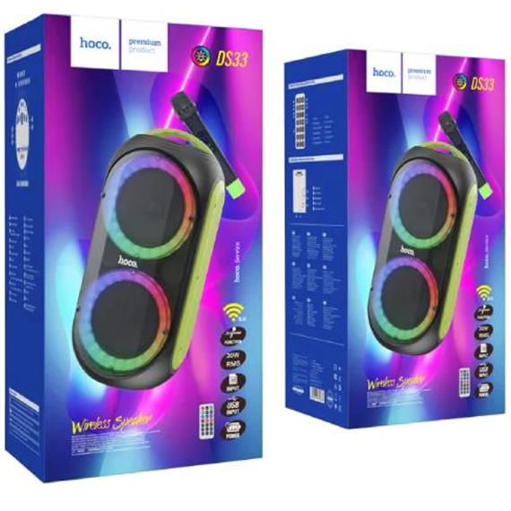 Hoco DS33 Max Altavoz Party Bluetooth con Micrófono Karaoke